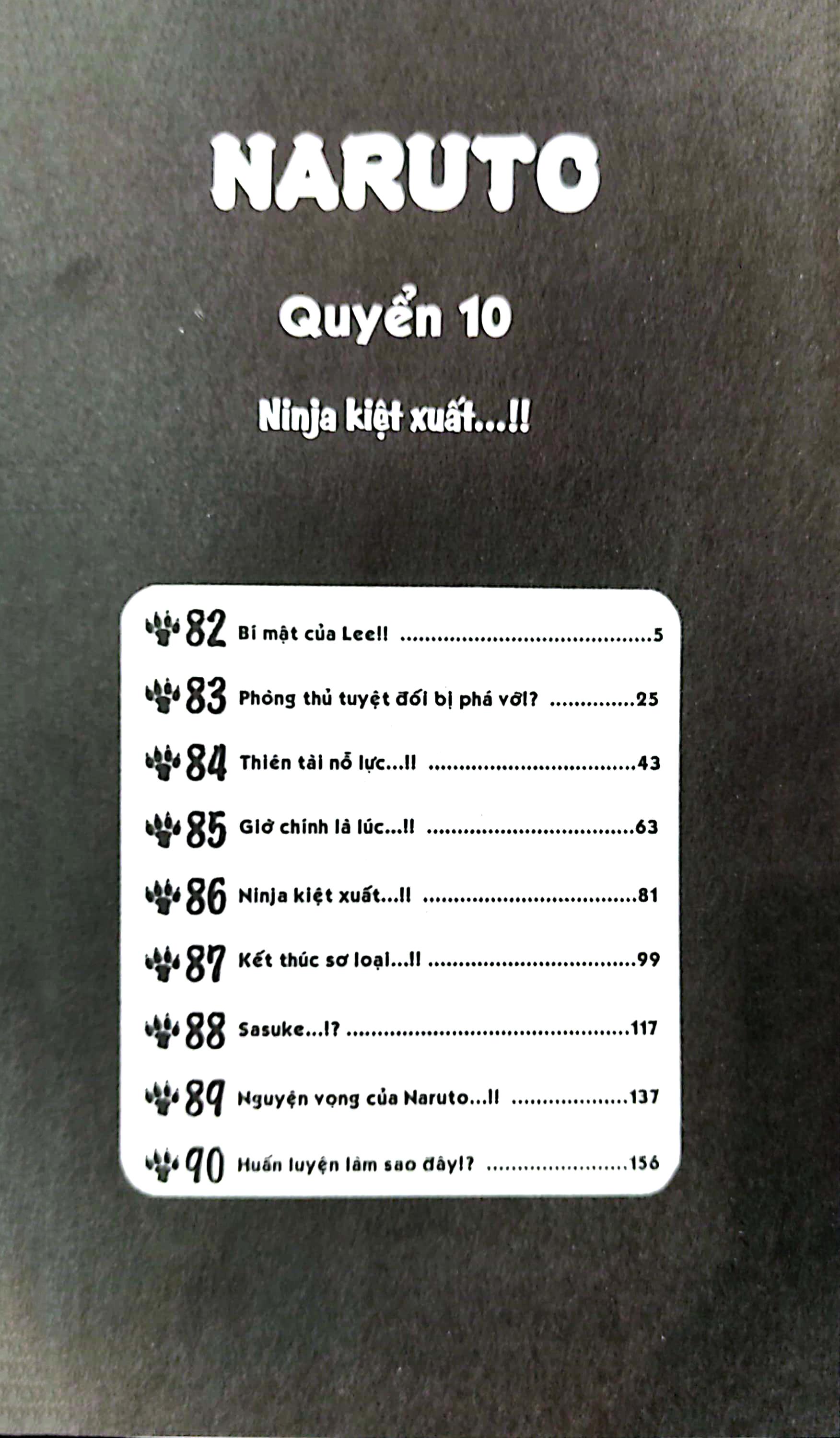 Naruto Tập 10: Ninja Kiệt Xuất…!! (Tái Bản 2022)