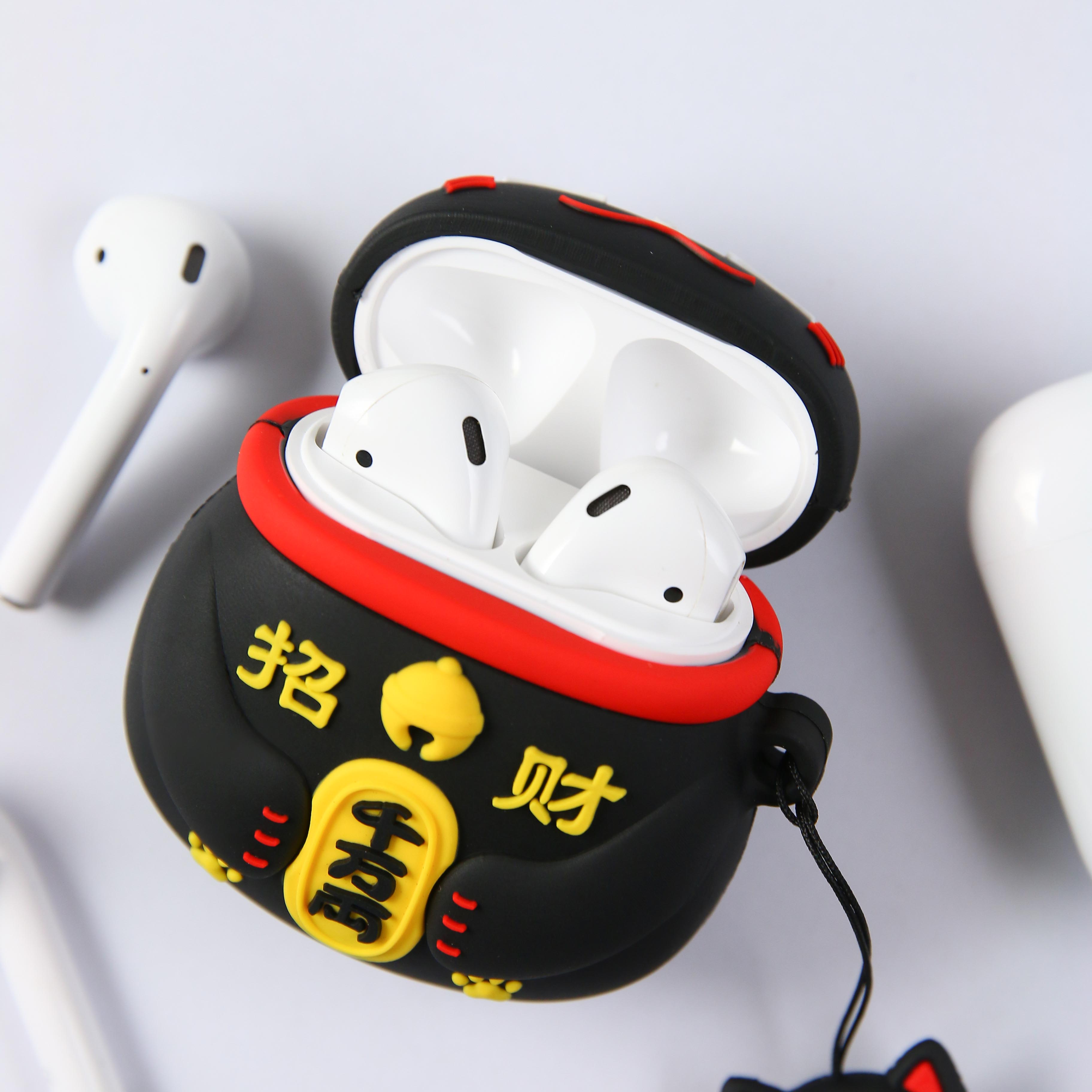 Case tai nghe dành cho air.pods 1,2 chống rơi vỡ, va đập – Hình hoạt hình cực dễ thương - Hàng nhập khẩu