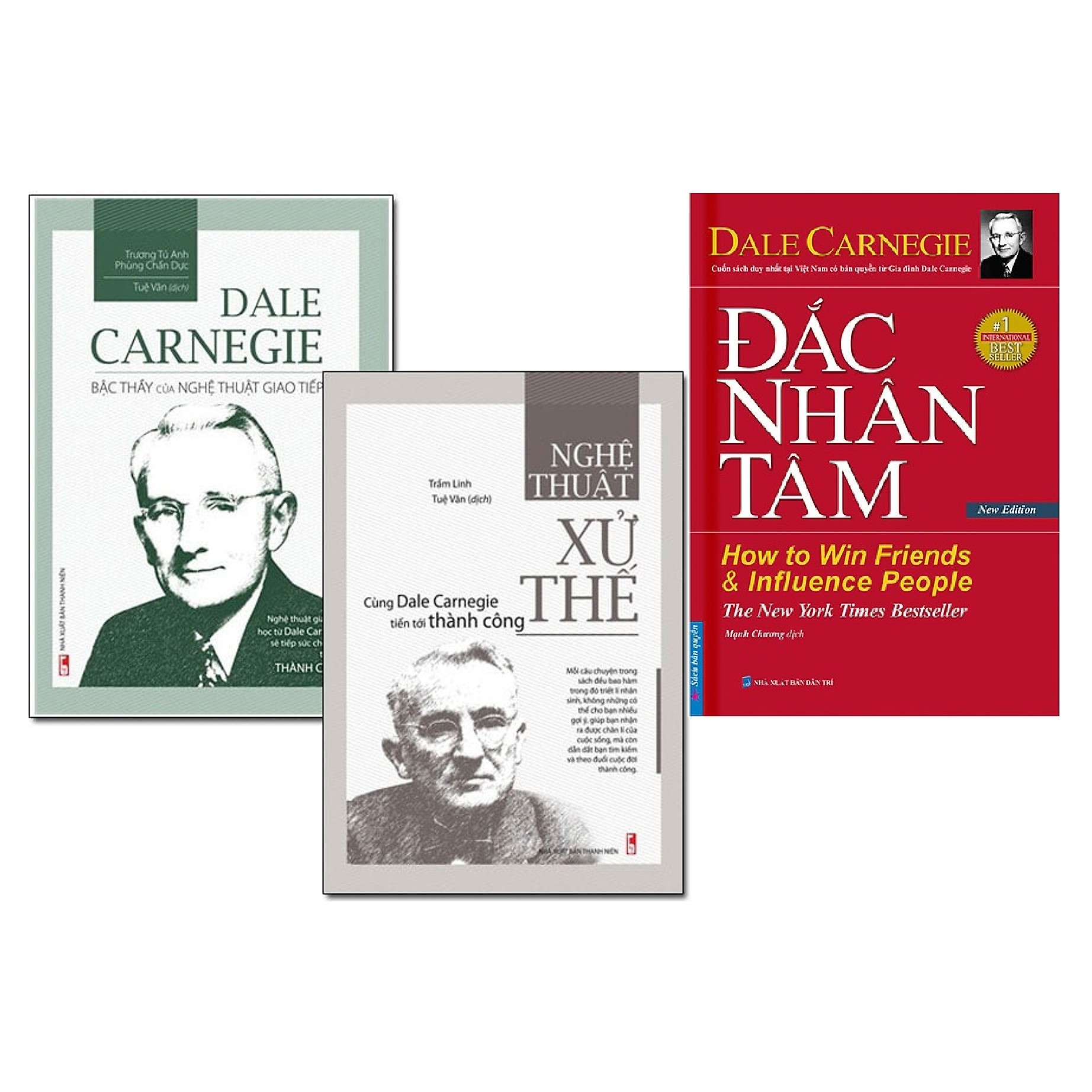 Combo Nghệ Thuật Xử Thế (Dale Carnegie Bậc Thầy Của Nghệ Thuật Giao Tiếp + Xử Thế) - Tái Bản + Đắc Nhân Tâm - Bìa Cứng