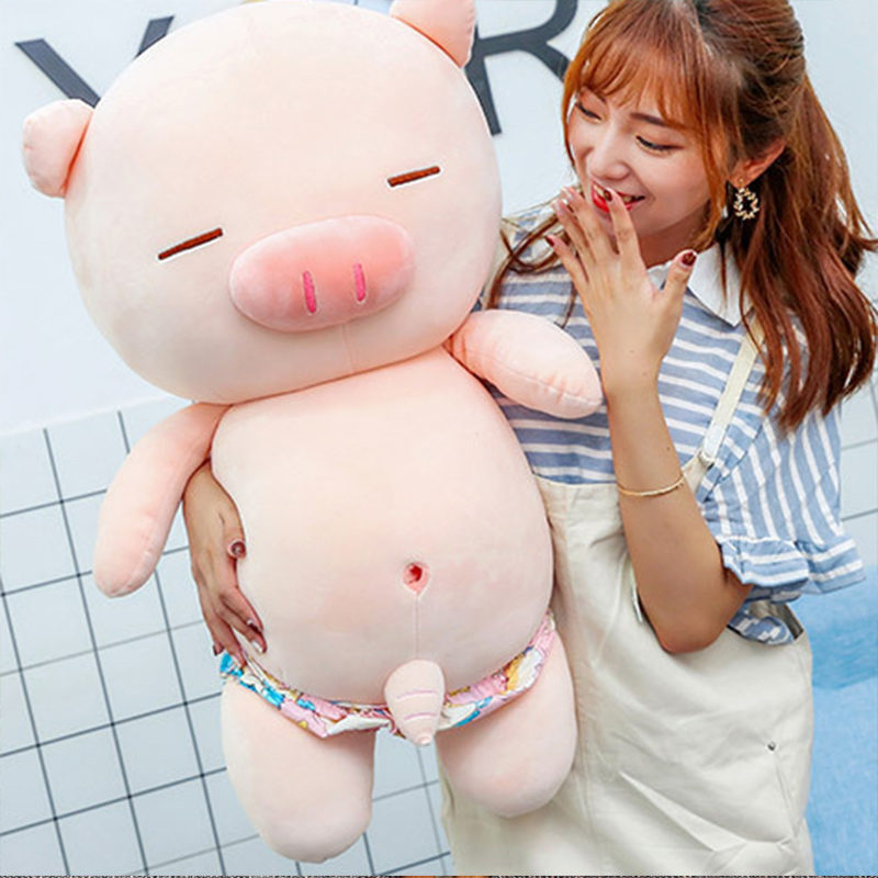 Gấu bông heo mặc quần chip dễ thương siêu bựa, lợn mặc sịp siêu cưng cute (25cm----&gt;70cm) vải miniso 4 chiều co giãn êm ái mềm mại, hàng xịn cao cấp loại 1