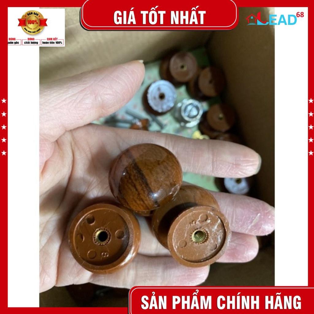 Núm tủ nhựa giả gỗ ,màu vân gỗ chất lượng cao(tặng kèm vít)