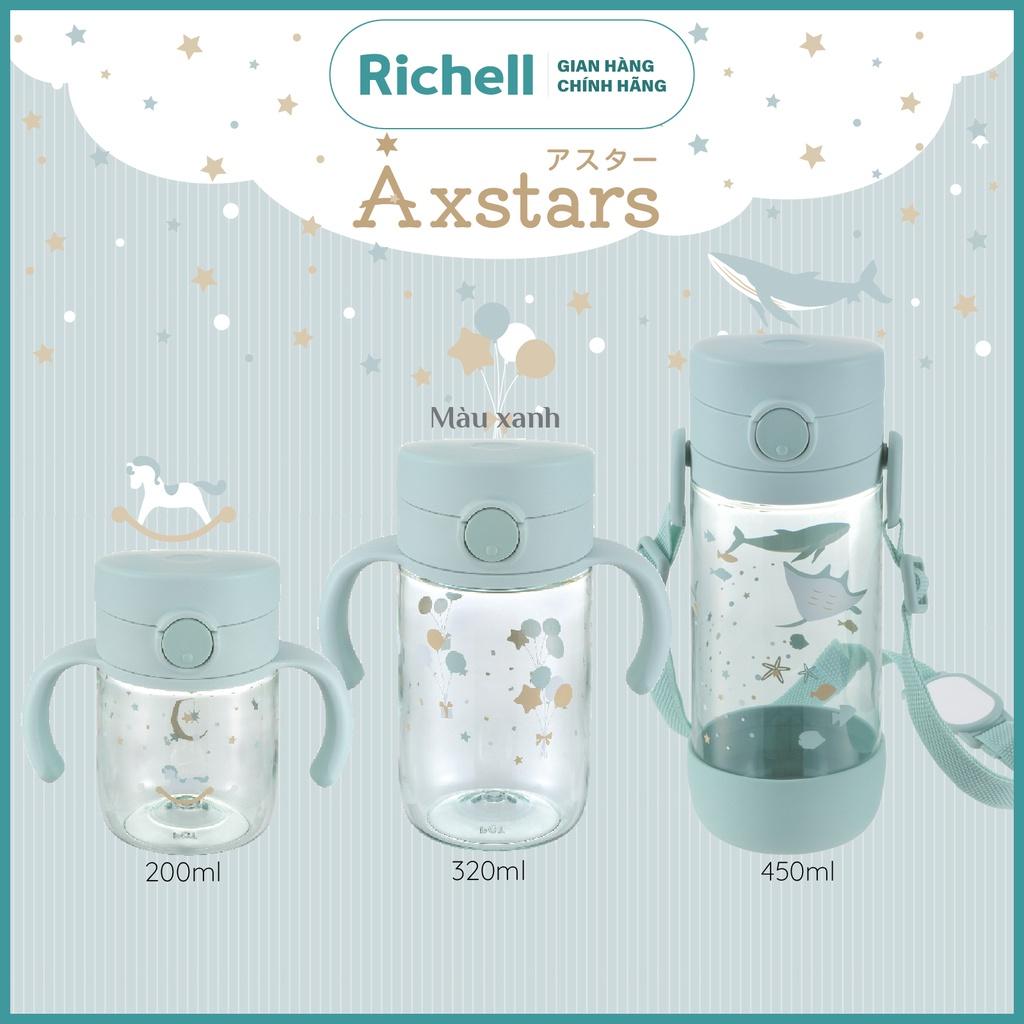 Bình uống trực tiếp AXSTARS Richell Nhật Bản 200ml chống sặc cho bé từ 8 tháng | Baby