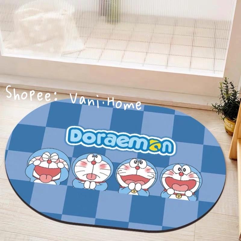 Thảm chùi chân 3D hoạ tiết hoạt hình Doraemon dễ thương- Thảm lau chân nhà tắm, phòng ngủ, phòng khách hình Doremon cute