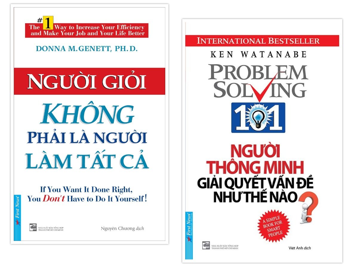 Combo Người Thông Minh Giải Quyết Vấn Đề Như Thế Nào + Người Giỏi Không Phải Là Người Làm Tất Cả