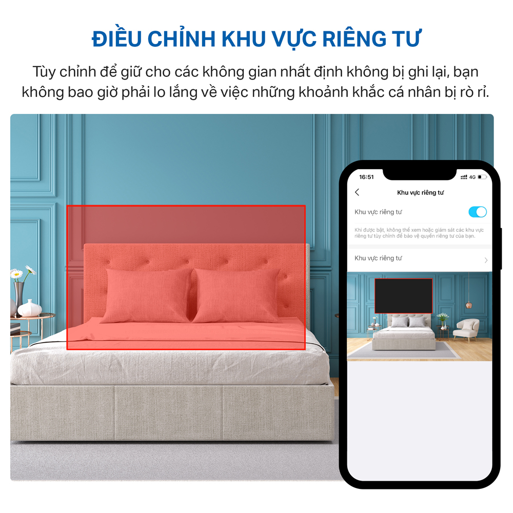 Camera Wifi TP-Link Tapo C220 Độ Phân Giải 2K QHD Quay/Quét 360 Độ Giám Sát An Ninh - Hàng Chính Hãng