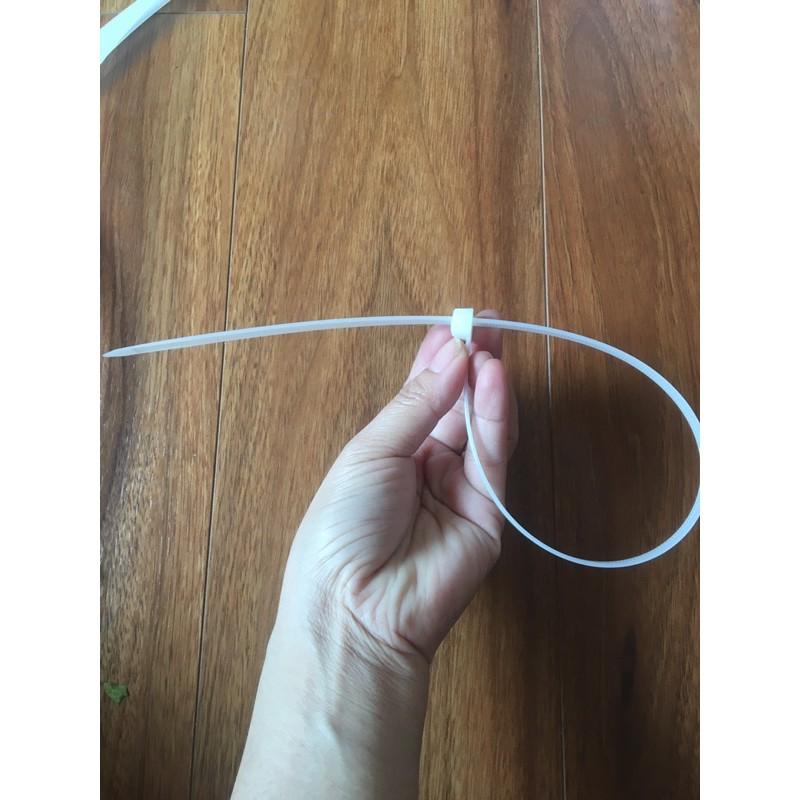 10 sợi dây rút nhựa, lạt nhựa, dây thít loại to dày 8x400mm