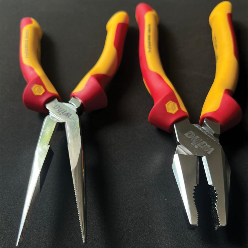 Bộ 2 Kìm Wiha cách điện 1000V 26714 & 26727 chuyên nghiệp