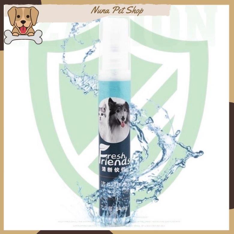 Xịt thơm miệng cho chó mèo Fresh Friend 14ml