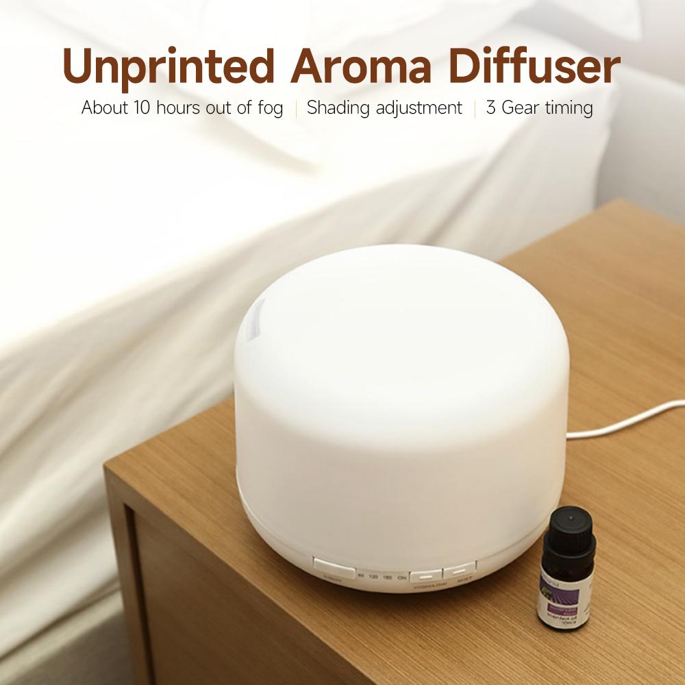 Aroma Diffuser 500ml Ultrasonic Home Quiet Air Purifier Humidifier Aroma Oil Diffuser Home Office Spa Yoga Relaxation
