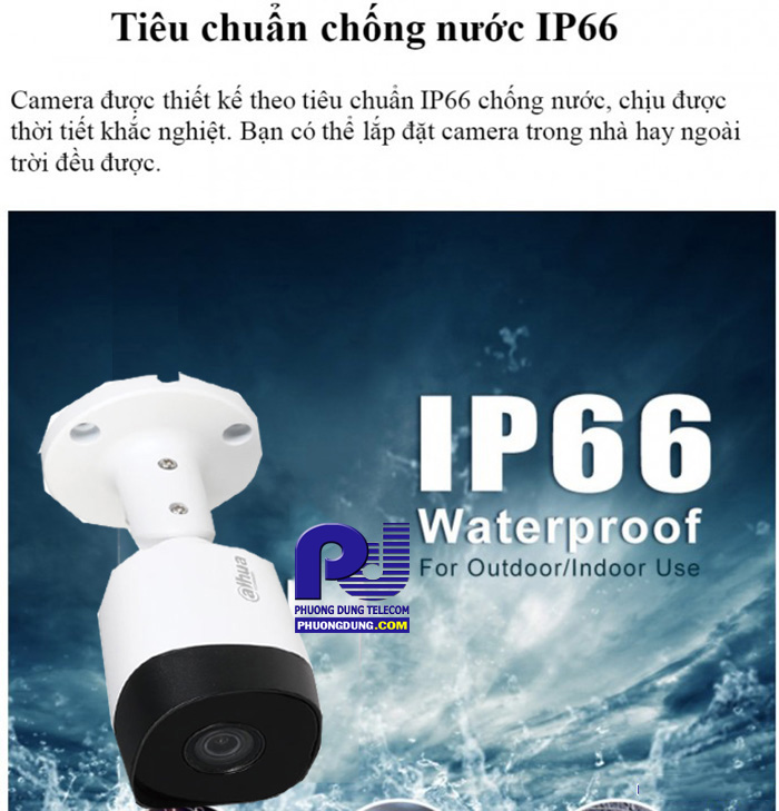 Camera HDCVI Cooper 2MP DAHUA DH-HAC-B2A21P-hàng chính hãng