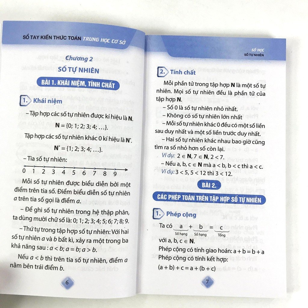 Sách: Combo Sổ Tay Kiến Thức Trung Học Cơ Sở ( Toán - Anh - Văn)