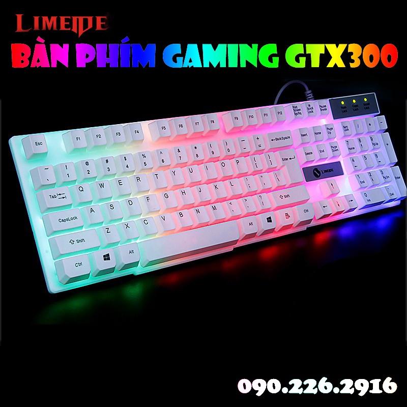 Bàn Phím Máy Tính Chơi Game Tặng Chuột Và Lót GTX300 Giả Cơ