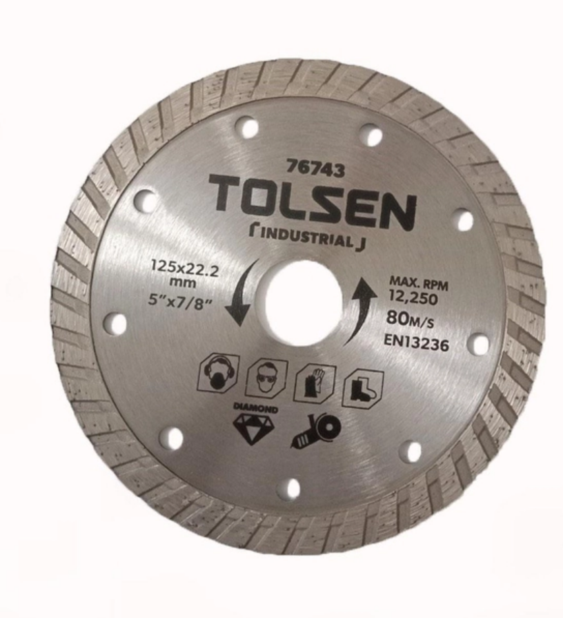 ĐĨA CẮT ĐA NĂNG 125MM 76743 TOLSEN - HÀNG CHÍNH HÃNG