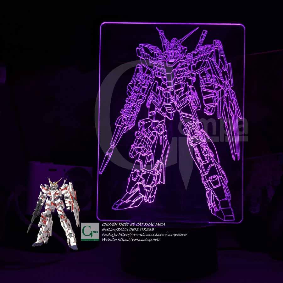 Đèn Ngủ Gundam UNICORN RE 0096 AGND0401 16 MÀU TUỲ CHỈNH