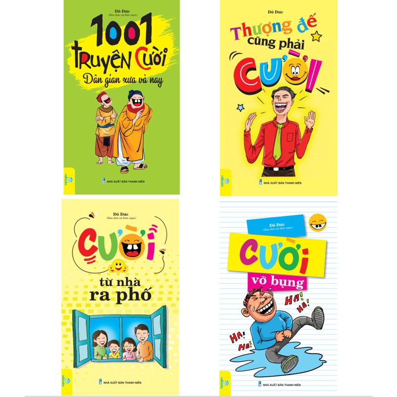 Sách - Combo 4 cuốn Truyện cười (mới) A B180 - ndbooks