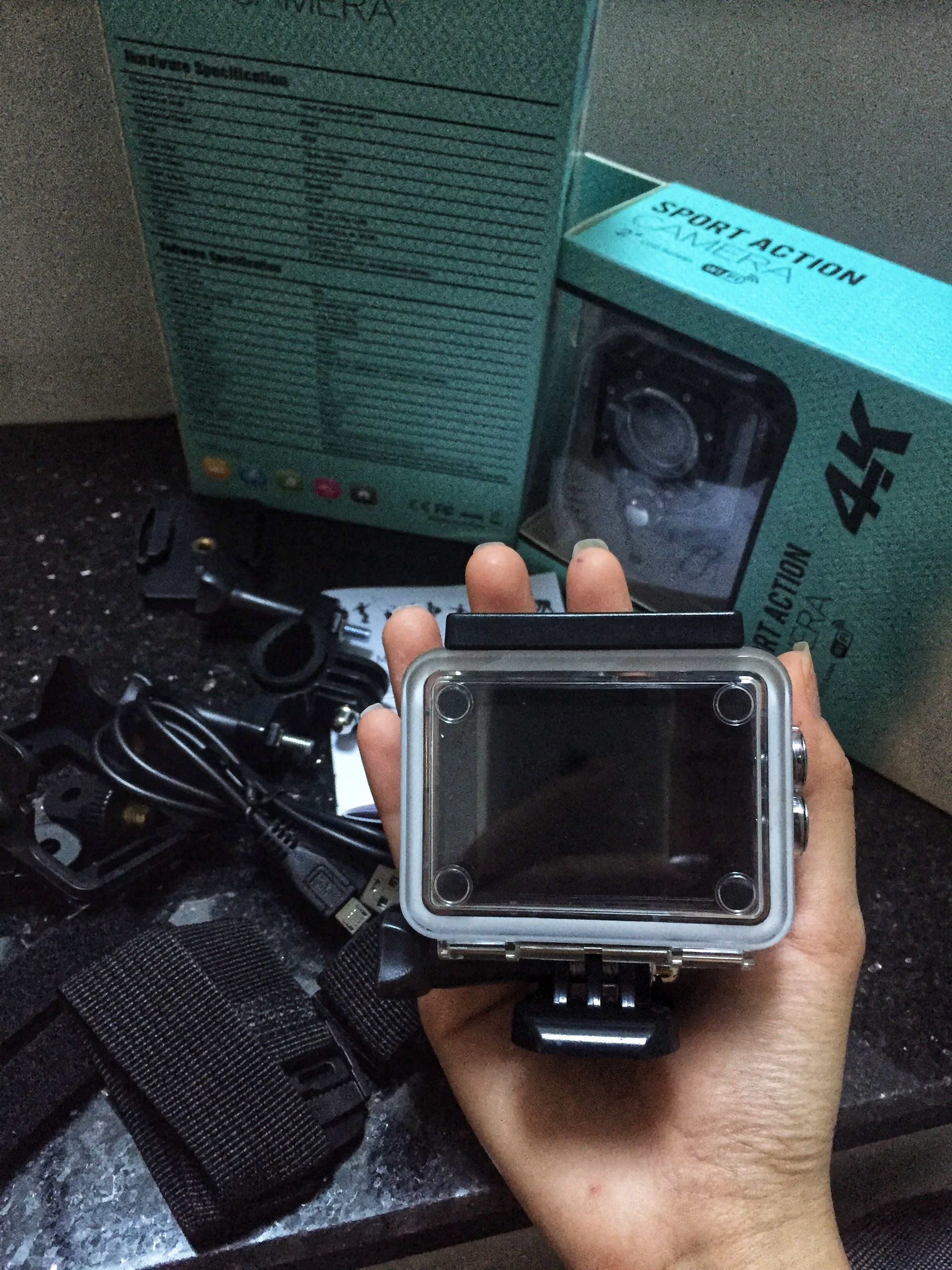 Camera hành trình thể thao full HD cho phượt thủ sport 4K