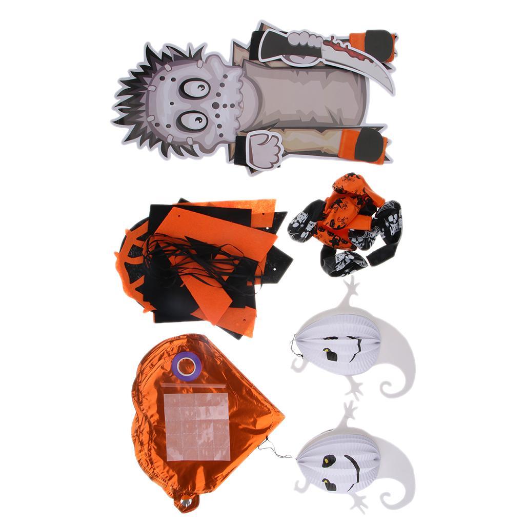 Halloween Balloons Banner Kit Happy Halloween Party Decoration
