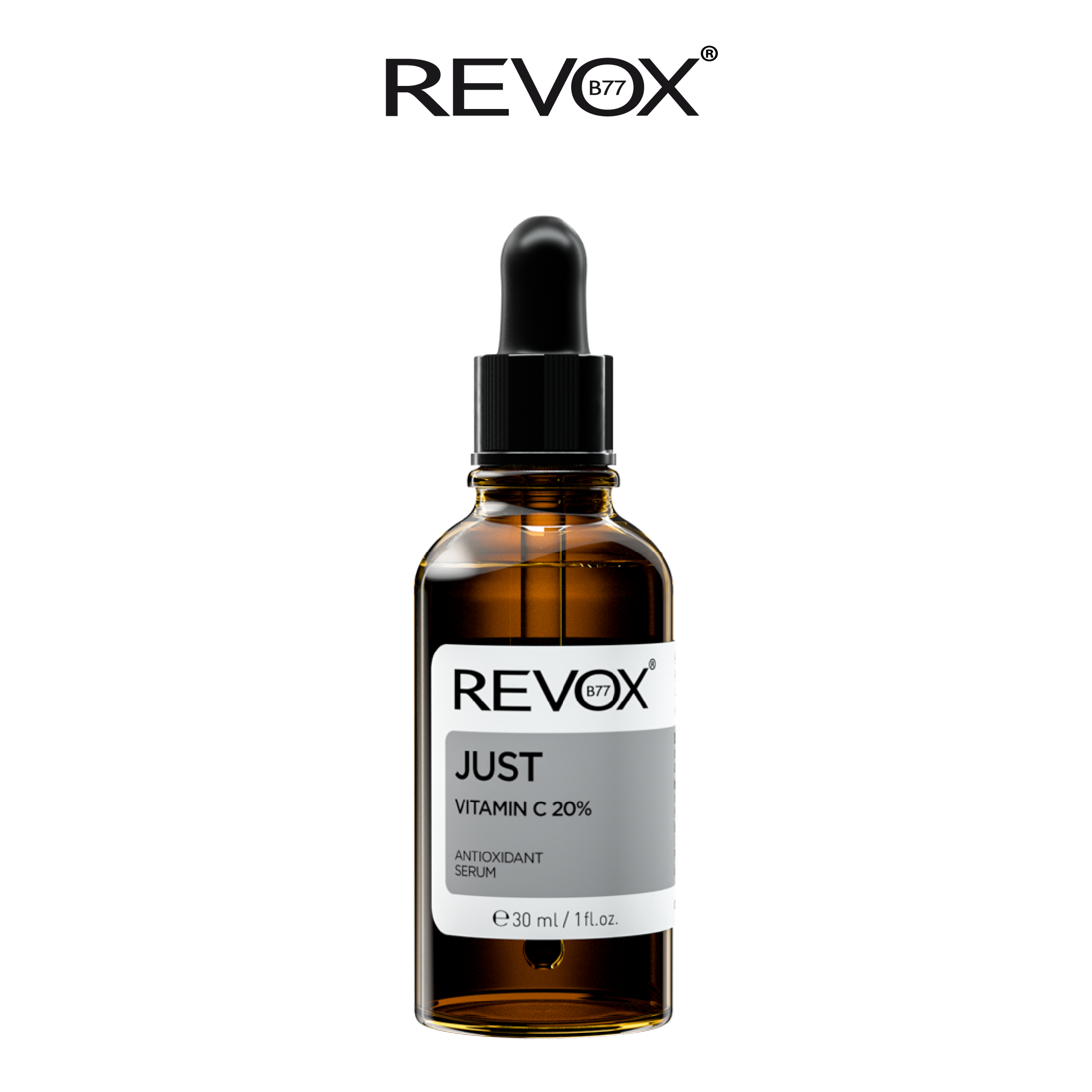 Serum ngăn ngừa Oxy hóa làm sáng da cho mặt và cổ Revox B77 Just - Vitamin C 20%