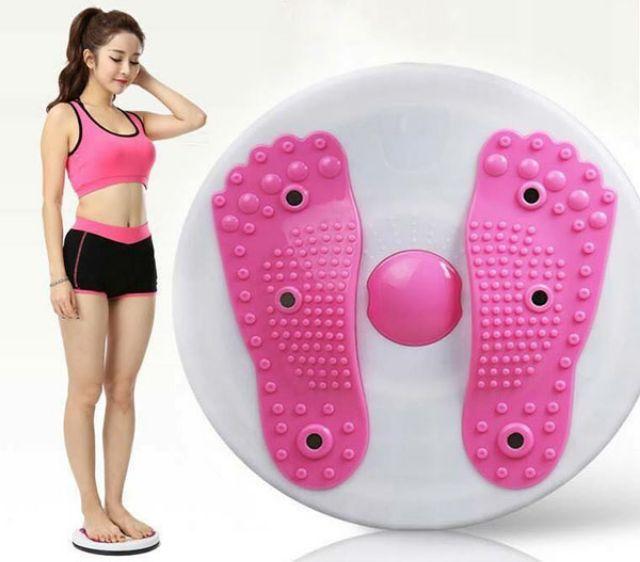 Đĩa xoay eo massage chân 2 in 1