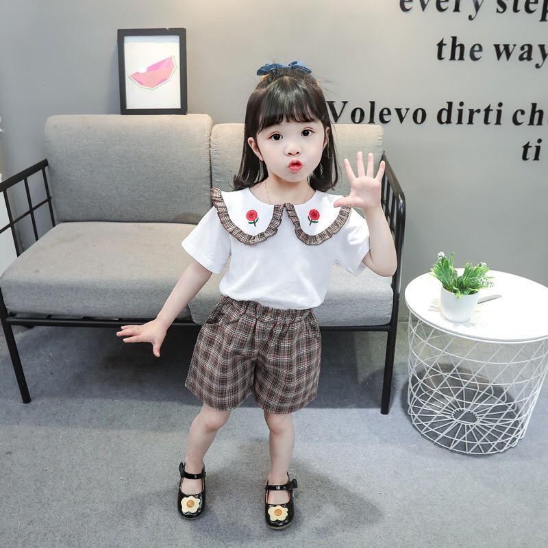 Đồ bộ trẻ em_ bộ bé gái size nhí dễ thương 8-16kg