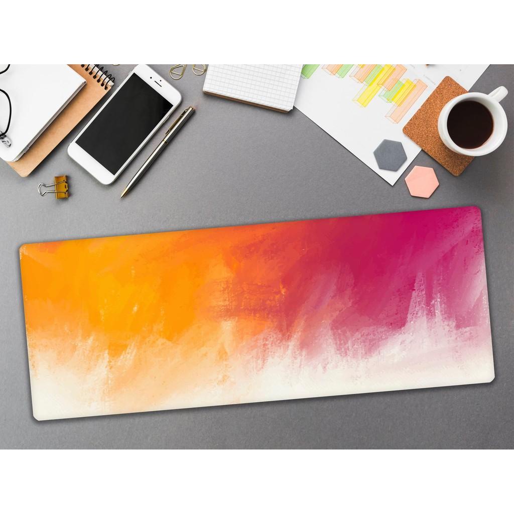 Lót chuột họa tiết Water Color 80x30x0.4cm chất lượng cao