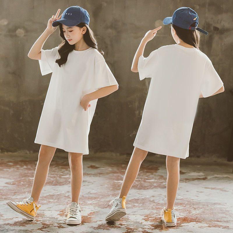DONGSHOP HOT Cô gái JK phù hợp với váy mùa hè 2023 váy trẻ em đồng phục mùa hè đại học gió gấp váy công chúa