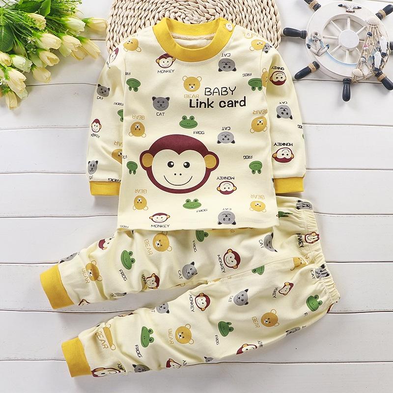 BT30 Size90-130 (9-27kg) Bộ thun tay dài cotton thu đông bé Thời trang trẻ Em