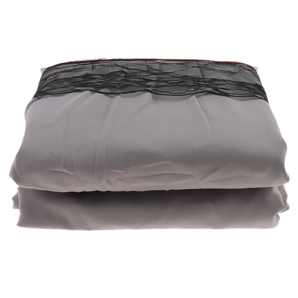 Wrap Around Bed Skirt Elastic Elegant Soft Ruffled Bed Skirts
