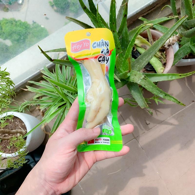 Chân gà cay xả ớt heyyo 40g đồ ăn vặt chân gà Việt Nam giai giòn sần sật vệ sinh an toàn thực phẩm