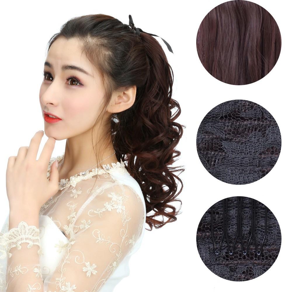 Tóc cột xoăn 40cm C127