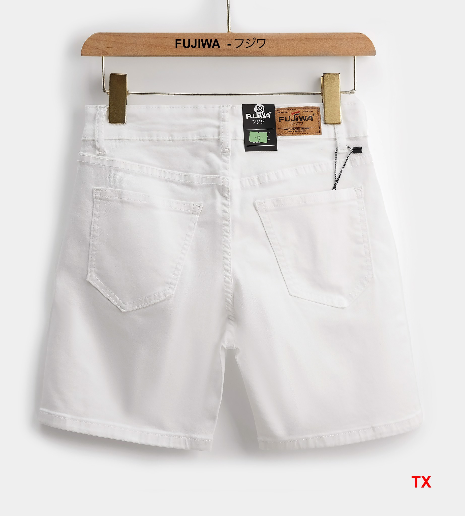 Quần Short Jean Nữ Túi Xéo FUJIWA - TX. Lưng Cao Ngang Rốn, Co Giãn Tốt. Size 26, 27, 28, 29, 30, 31, 32 (42kg - 70kg)