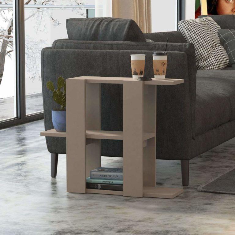 Kệ gỗ cạnh sofa siêu tiện ụng kệ góc nhà trang trí phòng khách