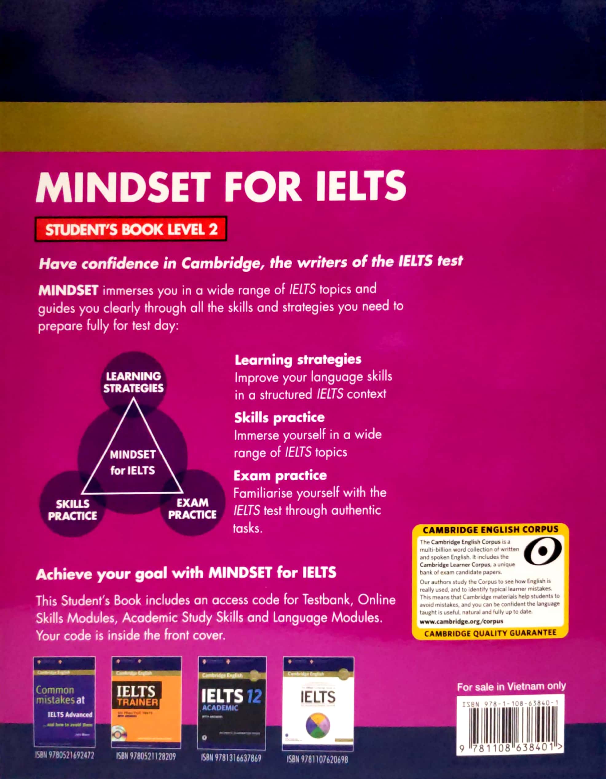 Mindset For IELTS Level 2 Student's Book With Testbank And Online Modules