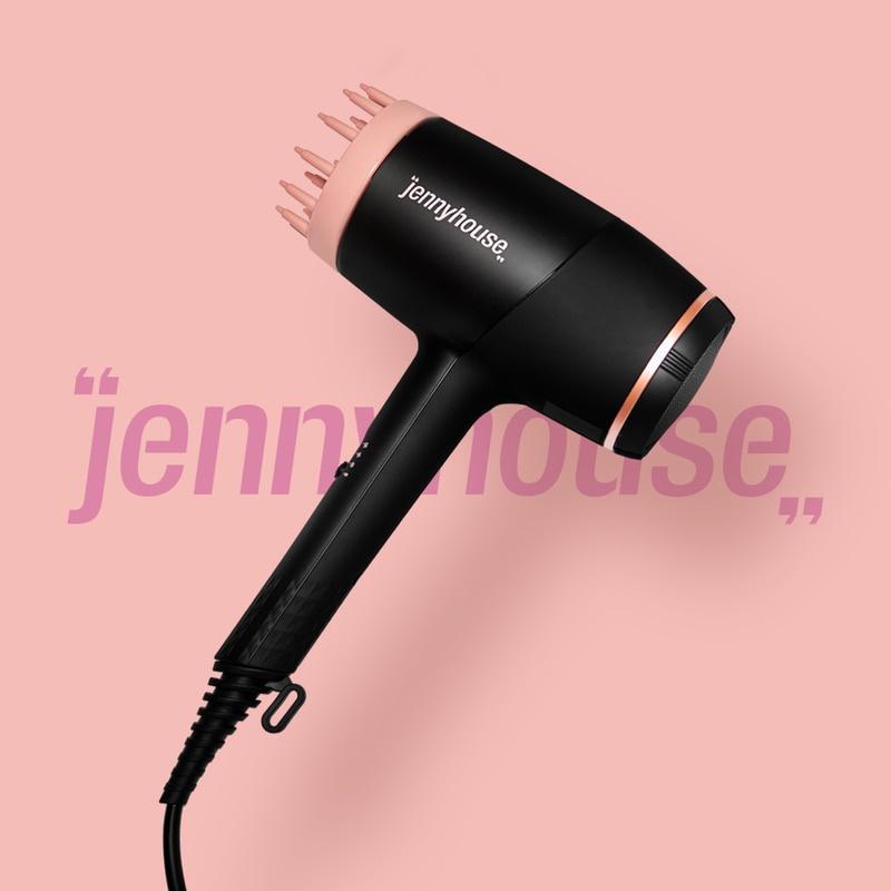 Máy Sấy Tóc Bằng Đầu Lược Thông Minh JENNY HOUSE Fit Red Brush - Công Nghệ Ánh Sáng Đỏ Số 1 Hàn Quốc