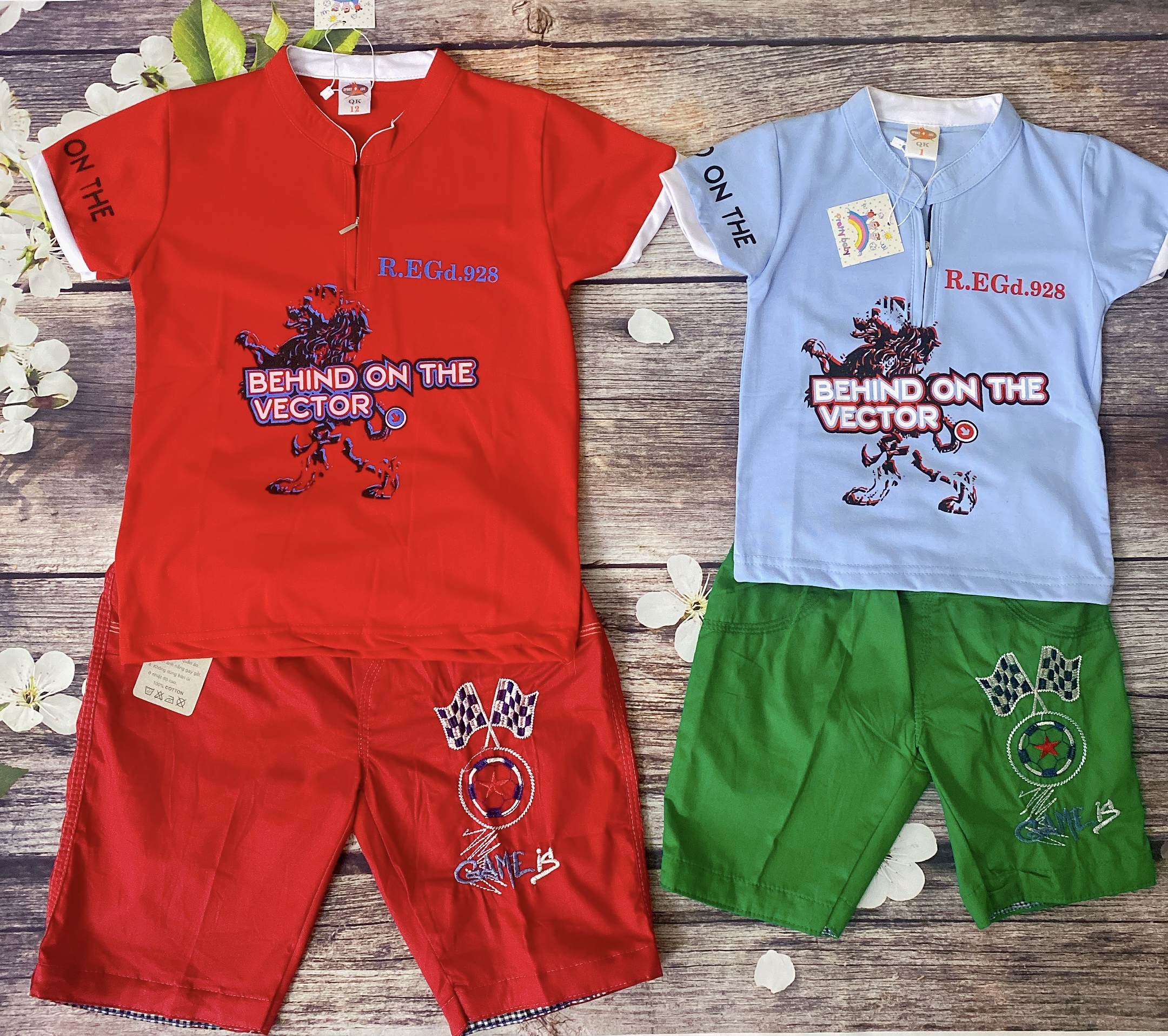 Áo Thun Bé Trai Size 11-21Kg, 18 Tháng 5 Tuổi, In Hình Cổ Khoá Khéo, Thun Co Giãn Tốt Nhiều Màu
