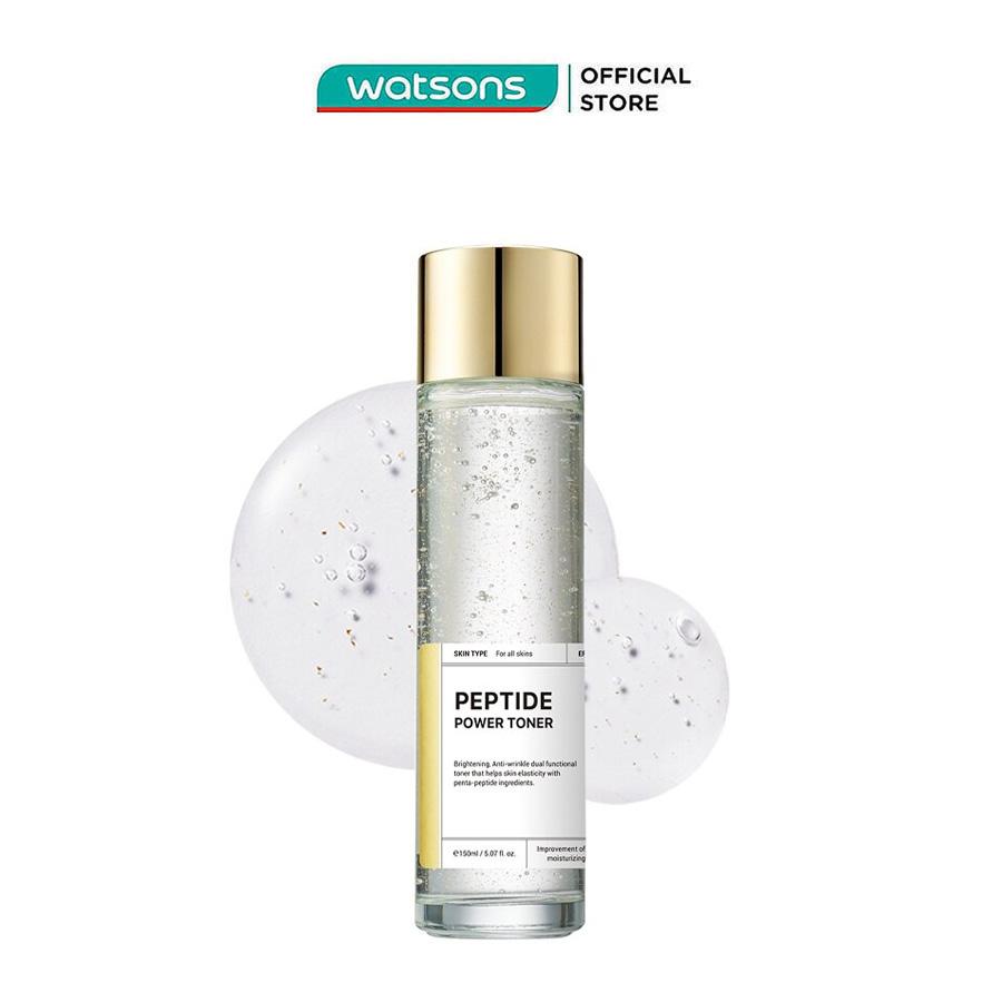 Nước Cân Bằng BOM Làm Sáng, Làm Mờ Nếp Nhăn Peptide Power Toner 150ml