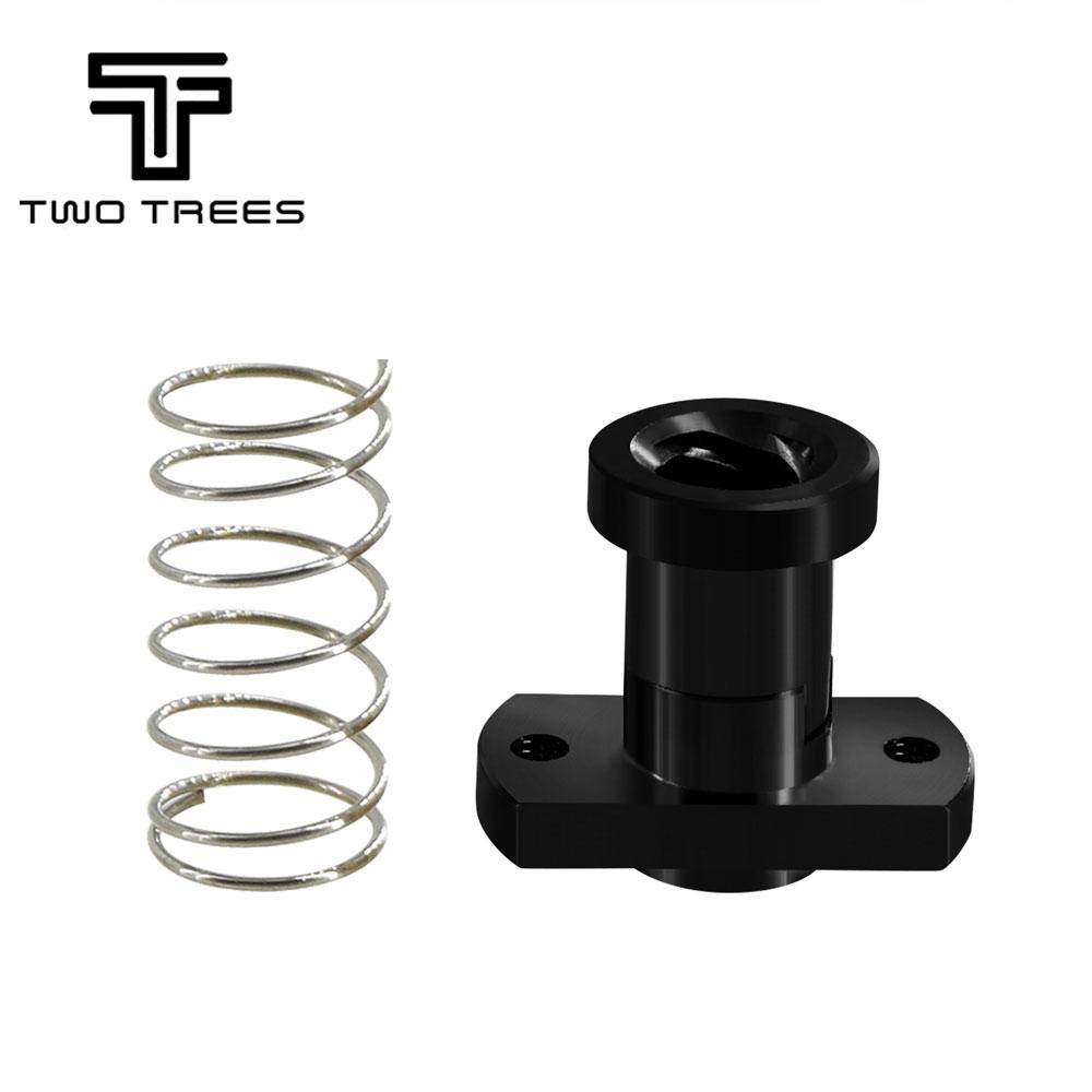 T8 chống lưng bằng đồng thau vít/đai ốc POM được sử dụng để nâng cấp Ender 3 CR-10/Tornado/Clone 3D Máy in phần chống lại Nut Spring Spring Nut