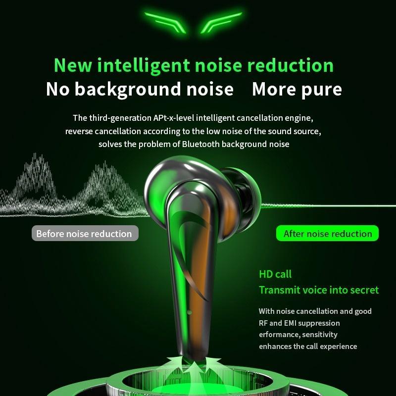 Tai Nghe Gaming Không Dây Apro366 5.0 TWS, Bass mạnh mẽ, độ trễ cực thấp khi chơi game, tai nghe gaming bluetooth