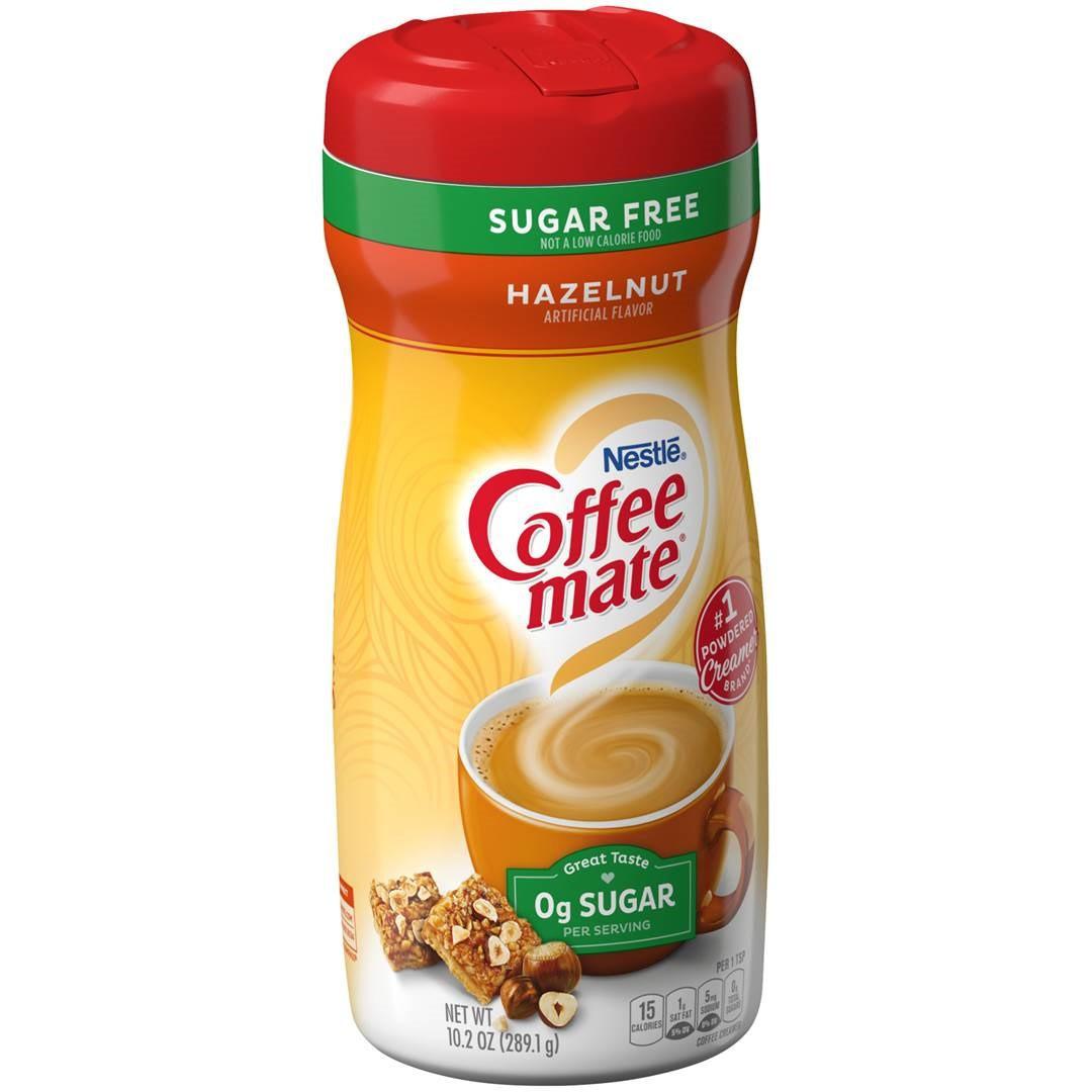 BỘT KEM SỮA KHÔNG ĐƯỜNG VỊ HAZELNUT Coffee Mate Sugar Free Powder Coffee Creamer 289g (10.2oz)