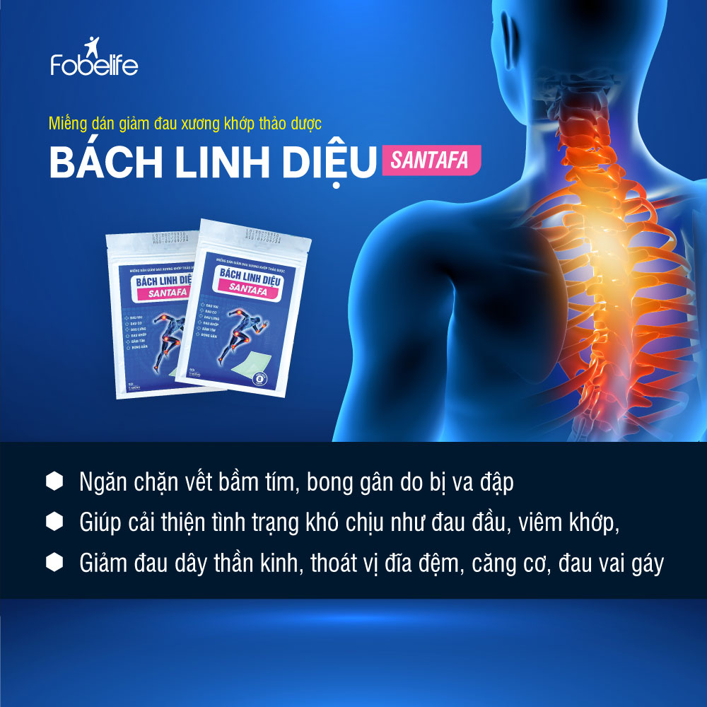Miếng Dán Giảm Đau Nhức Lưng Cổ Vai Gáy Đau Nhức Cơ Xương Khớp
