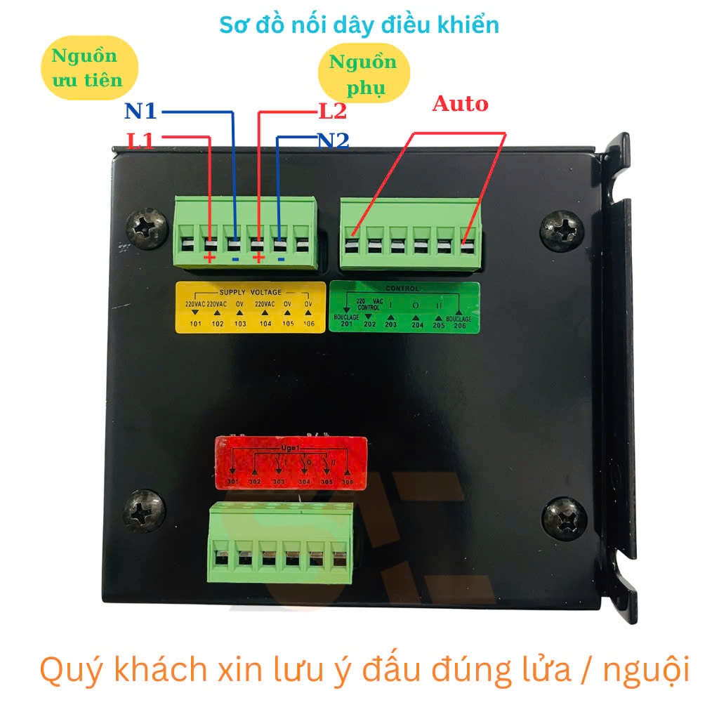 Bộ chuyển nguồn điện 3 pha ATS 4P 125A LWS1-125/4P