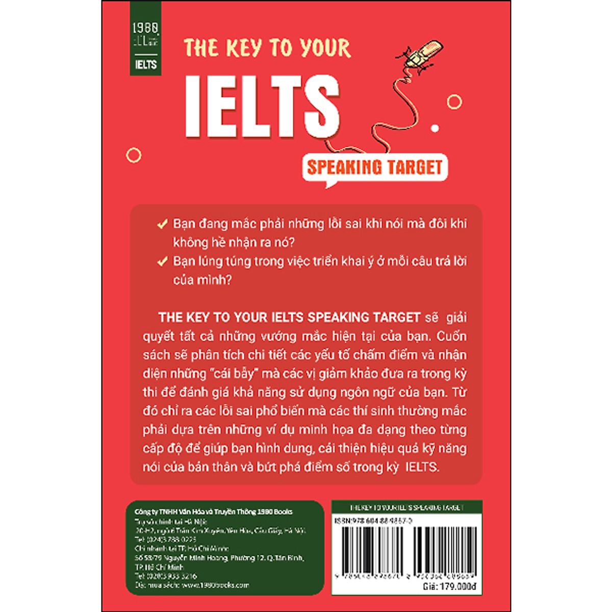 The Key To Your IELTS Speaking Target - Bản Quyền