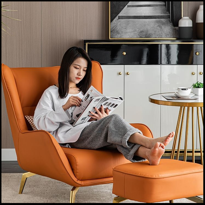 Ghế Sofa Bắc Âu Kèm Đôn Cao Cấp. Sofa Lười Tatami Phong Cách Hiện Đại. Ghế Sofa Thư Giãn Kèm Đôn. Ghế Sofa Lười Phòng Khách.