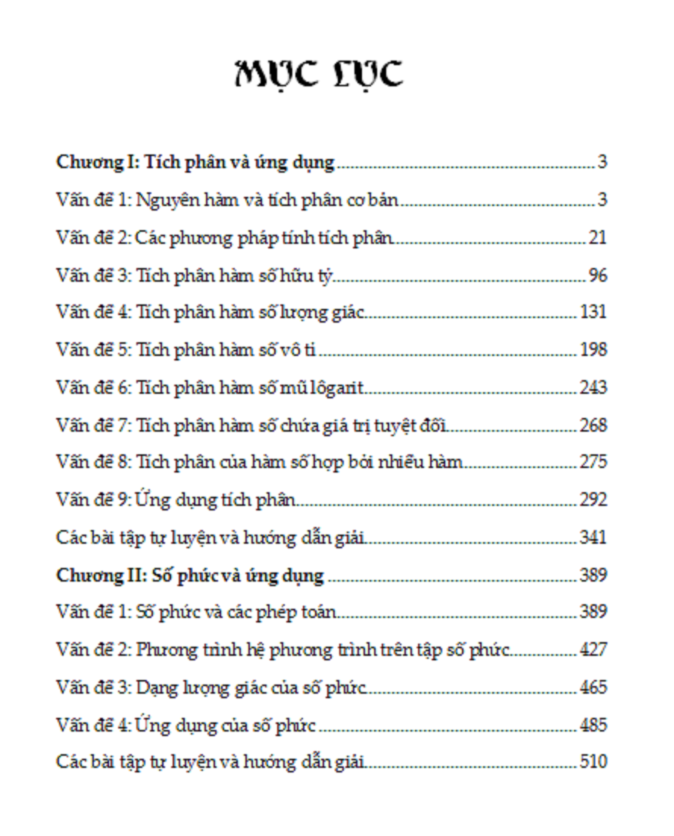 Bí Quyết Tiếp Cận Hiệu Quả Kỳ Thi THPT Quốc Gia Tích Phân - Số Phức Tự Luận - KV