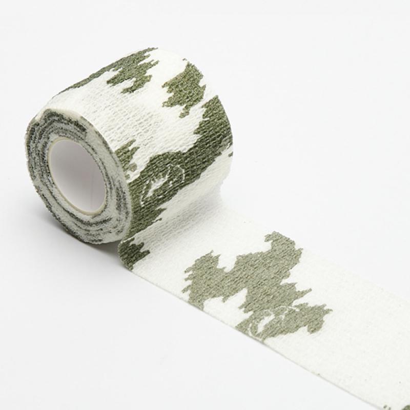 Camouflage Elastic Wrap Tape Hunt Disguise Elastoplast Self Adhesive Sports Protector Knee Finger Ankle Athletic Bandage