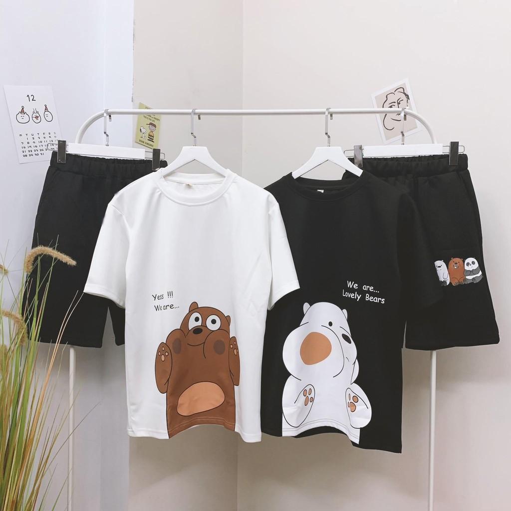 Đồ bộ hoạt hình form rộng Unisex Klong suy nghĩ dành cho nữ Molly Urban