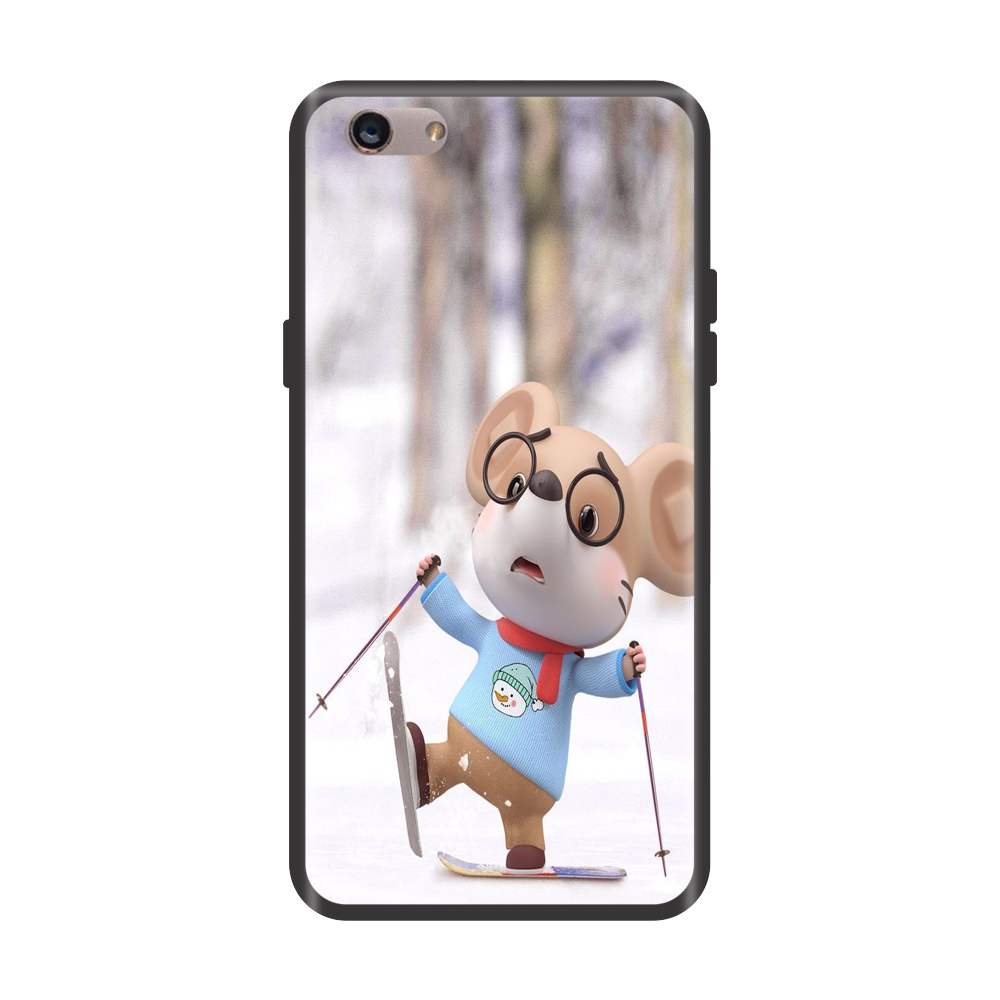 Ốp lưng TPU viền dẻo cho điện thoại OPPO F3 Hình Chuột Tết 2020 - Mẫu 21