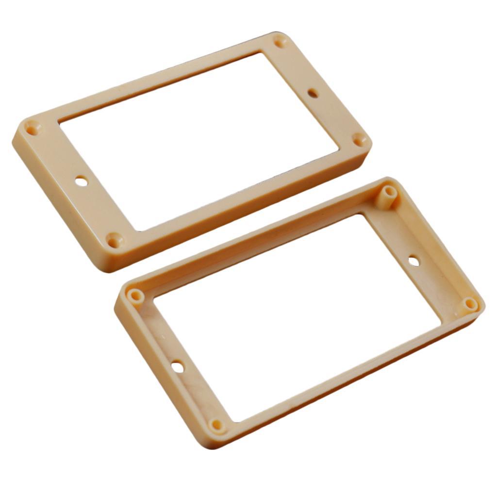 4pcs Curved Humbucker Pickup Frame Neck&Bridge for LP Electric Guitar
