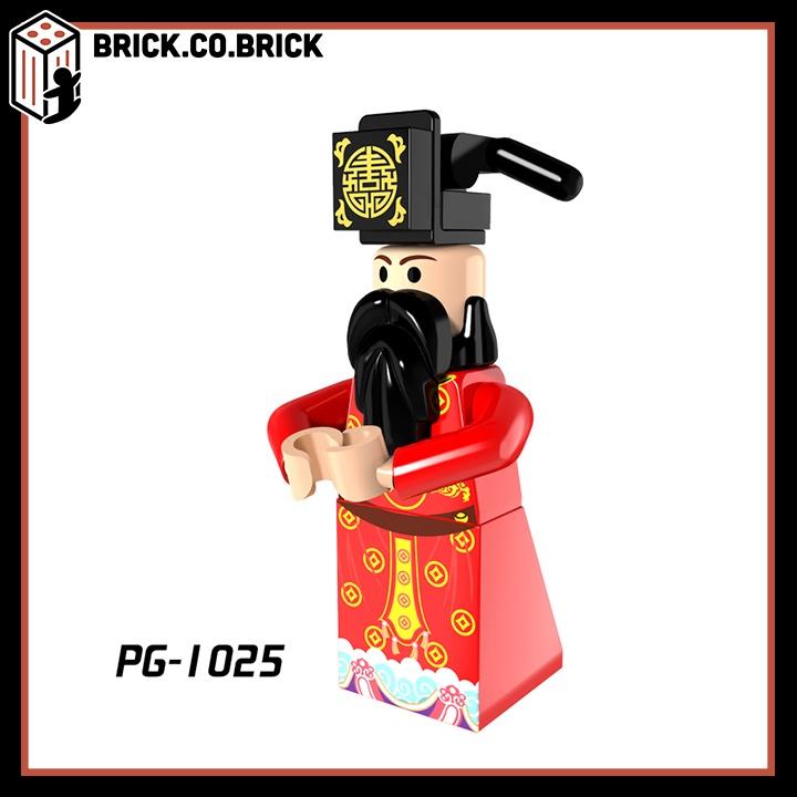 Nhân Vật Lắp Ráp Minifig Thần Tài Đón Tết Chủ Đề Xuân PG1025