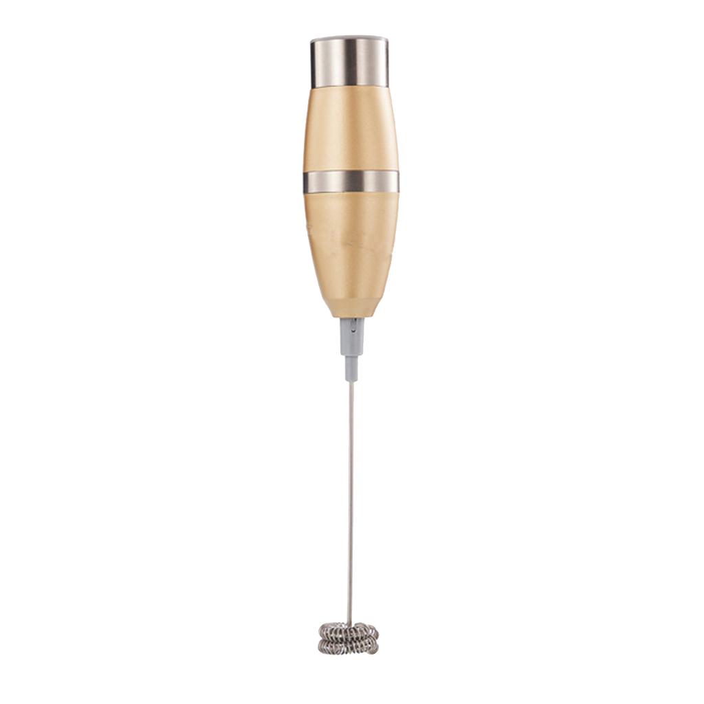 Handheld Milk Frother Electric Drink Foamer Whisk Coffee Mixer Stainless